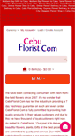 Mobile Screenshot of cebuflorist.com