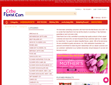 Tablet Screenshot of cebuflorist.com